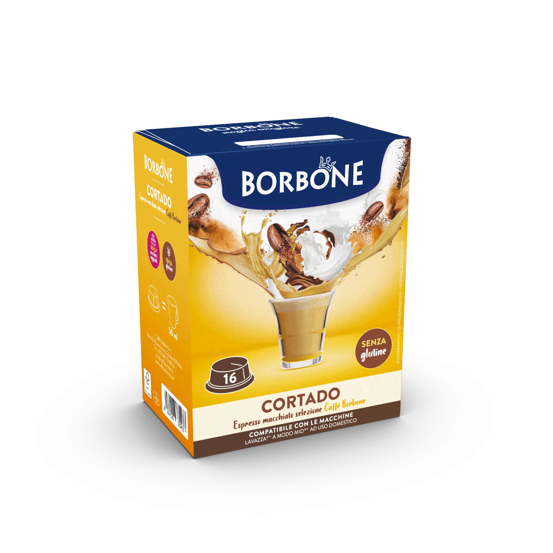 Borbone A Modo Mio Cortado - 16er Pack