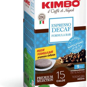 KIMBO Pads Espresso Decaffeinato – 15er Pack